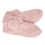 Soft Pink Slouchy Slippers