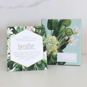 Greenhouse Mindfulness Message Plaque With Box