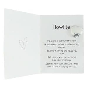 Howlite Pocket Hug Token Inside Card