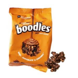 Chocolate And Caramel Cluster Boodles