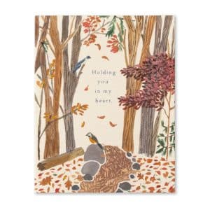 Holding You In My Heart Sympathy Card