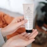 Natural Hand And Nail Cream In Use