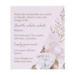 Coastal Serenity Mindfulness Plaque