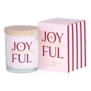 Joyful Christmas Votive Candle