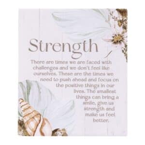 oastal Strength Verse Plaque