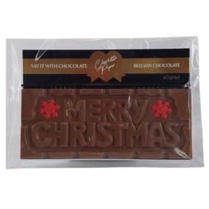 Merry Christmas Chocolate Bar