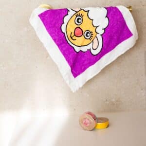 Farm Animal Cotton Magic Towel In Use