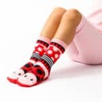 Ladybug Socks On Feet