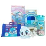 Children’s Sea Life Activity Gift Box with colouring sets, Blue Super Clay, kids drink bottle and Minty Octopus