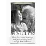 Memories Memorial Photo Frame White