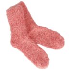 Short Fuzzy Melon Socks