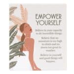 Empower Yourself Message Plaque
