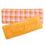 Gingham Heat Pillow Front And Back