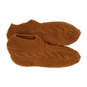 Mens Tan Slouchy Slippers