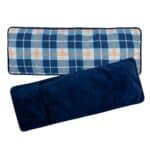 Plaid Heat Pillow Front And Back