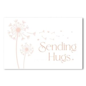 Sending Hugs Peach Complimentary Gift Card