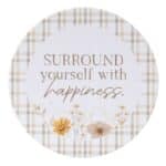 Rustic Meadow Ceramic Coaster