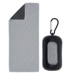 Black Feel Well Cooling Towel