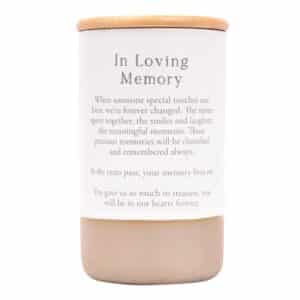 In Loving Memory Heartfelt Jar