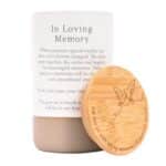 In Loving Memory Heartfelt Jar Lid Off