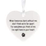 Pet Loss Heart Memorial Ornament
