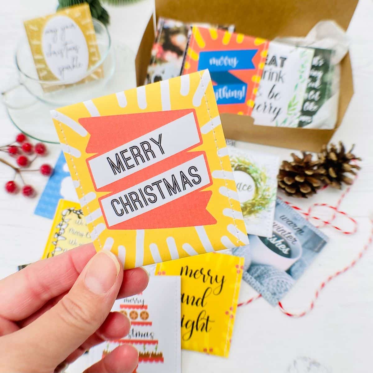 A Hug In A Cup Christmas Teabags Contents