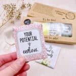 A Hug In A Cup Self-Care Teabags Content Example