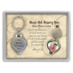 Never Not Missing You Locket Keyring
