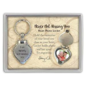Never Not Missing You Locket Keyring