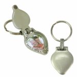 Never Not Missing You Locket Keyring Open and Back