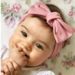 Rose Bow Knot Headband Mood Photo
