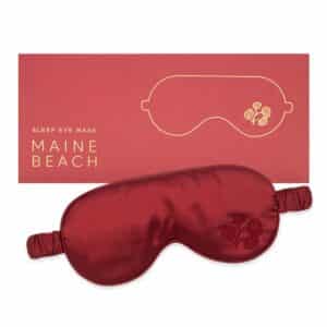 Ruby Red Satin Sleep Eye Mask