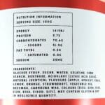 Santa's Treat Mixed Lolly Tin Nutrition Information