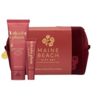 Velvet Kakadu Plum Vanity Bag Gift Set