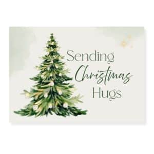 Christmas Tree Complimentary Postcard