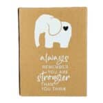 You Are Strong Sentiment Block Packaging