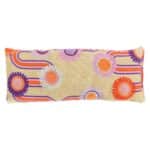 Groovy Rainbows Linen Eye Rest Pillow Unpackaged