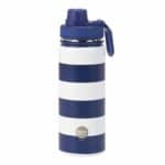 Navy Stripe Drink Bottle - 550ml