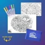 Splash Reusable Colouring Set Contents