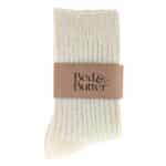 Warm Cream Comfiest Socks Packaged