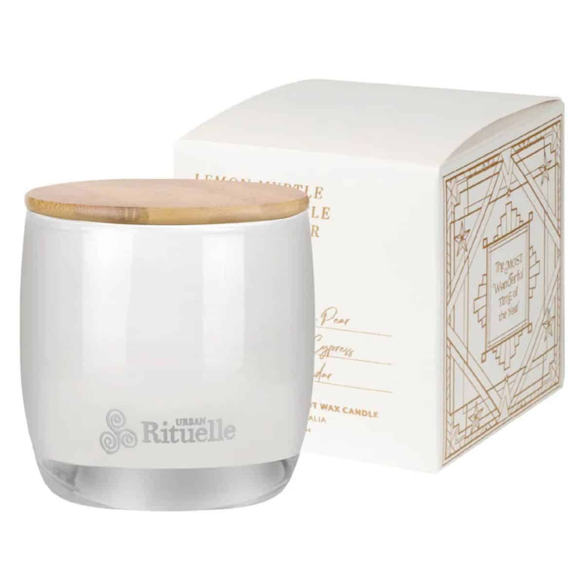 Lemon Myrtle and Poached Pear Soy Candle