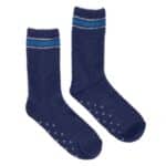 men’s navy non-slip lounge socks Australia