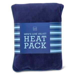 Men's Navy Velvet Heat Pillow