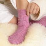 Heather Rose Comfiest Socks Being Worn