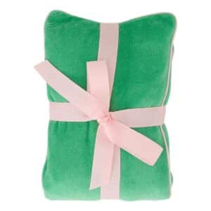Meadow Green Velvet Heat Pillow