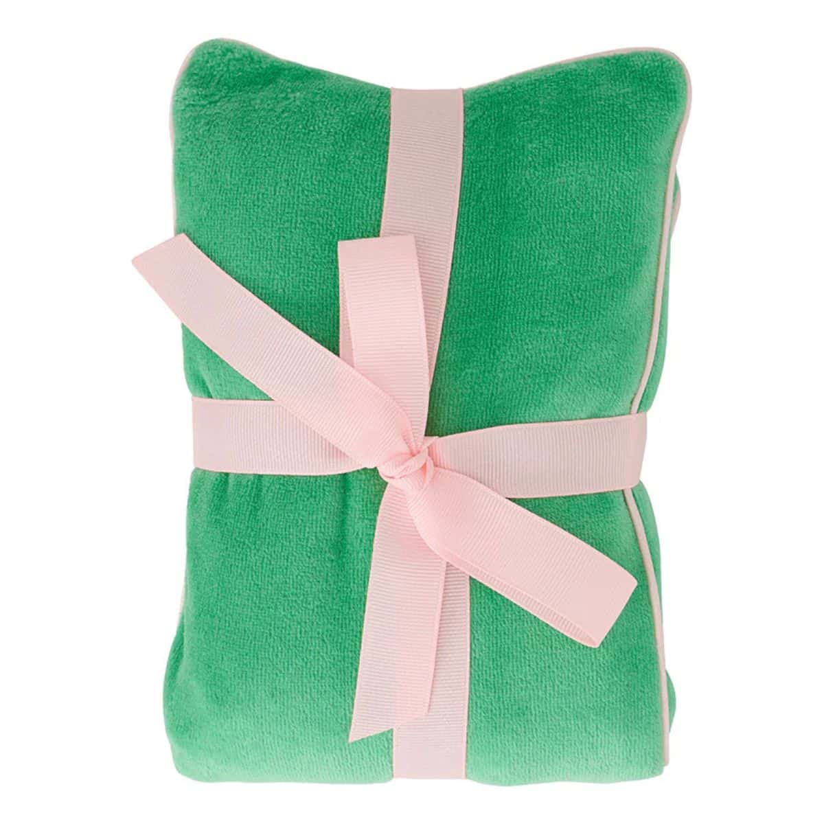 Meadow Green Velvet Heat Pillow