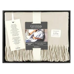 Sending You A Hug Cream Comfort Wrap