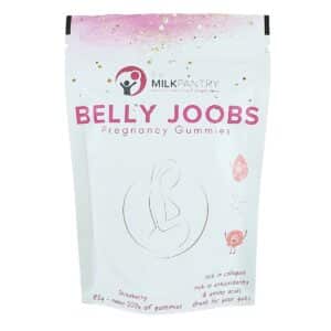 Belly Joobs Pregnancy Gummy Mix – Make Your Own Strawberry Collagen Gummies, Australian Made DIY Pregnancy Wellness Mix Supporting Everyday Nourishment for Expecting Mums