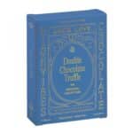 Dark Chocolate Truffle Twin Pack premium 70% dark chocolate with smooth cacao and extra virgin olive oil centre finished with crunchy cacao nibs and sea salt for gourmet gift hampers.