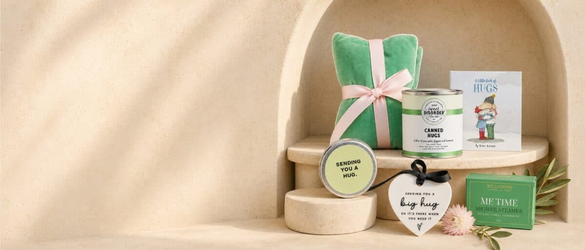 Soft Sending Hugs care package delivered across South Australia.